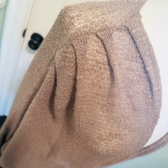 The Essential Travel Open Front knit knotted Cardigan - Picture 4 of 11